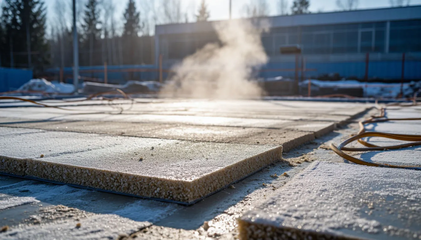 Технологии зимнего бетонирования и строительство каркасов из ЛСТК для автомоек